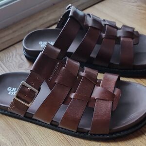 G.H. Bass & Co. Men's Brown Leather Sandals